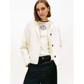 Tommy Hilfiger Bomberjacke DF WOOL SHORT BOMBER mit Wolle beige 40