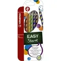 STABILO Ergonomischer Dreikant-Buntstift EASYcolors. 6er Etui für Rechtshänder.