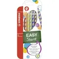 STABILO Buntstift Ergonomischer Buntstift EASYcolors - Klappetui mit 6 Stiften, Rechts
