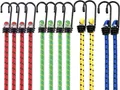 Baumarktic Spanngurt 10x Expander & Gepäckspanner - Gummiseile mit Haken zur Befestigung (Packung, 10-St) verschiedene Längen