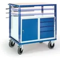 Werkstattwagen H980xb1160xt700mm Flügel/schub.grau/blau Schubl1x85,1x160,2x100mm
