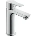 Duravit A.1 Waschtischarmatur A11020002010 M-Size, chrom, Zugstange, Ausladung 107mm, ohne Zugstangen-Ablaufgarnitur