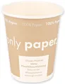 50 NATURE Star Hartpapier-Kaffeebecher 'Only Paper', 0,1 l
