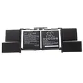vhbw 1x Akku kompatibel mit Apple MacBook Pro 15 inch Touch Bar A1990 Mid-2018 Notebook (7300 mAh, 11,4 V, Li-Polymer)