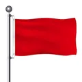 90 x 150 cm Rote Einfarbige Flagge Mit 2 Messingösen  DIY PolyestergewebeLein...