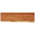 Tischplatte 120x40x2,5cm Rechteckig Massivholz Akazie Baumkante Vidaxl