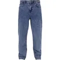 Bequeme Jeans KARL KANI "Karl Kani Herren KK Retro Baggy Workwear Denim", Herren, Gr. 32, Normalgrößen, blau (vintage indigo), 100% Baumwolle, unifarben, casual, normal, Jeans