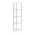 casa pura Eckregal Diana, Standregal, 30x30x134 cm, 5 Böden, ideal im Wohnzimmer