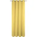 Adam Vorhang Uni Collection light (1 St), Ösen, blickdicht, aus 100% Bio-Baumwolle, Vorhang nach Wunschmaß gelb 145 cm x 245 cm
