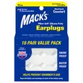 Mack's Pillow Soft Silikon Ohrstöpsel 18 Paar - Die Original Formbare Silikon Putty Ohrstöpsel zum Schlafen, Schnarchen, Schwimmen, Reisen, Konzerte und Studium