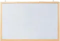 Franken CC-MM3040 E Schreibtafel Naturrahmen (Einzelverpackung) 30 x 40 cm, weiß