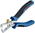 Bosch Professional 1600A01V03 Abisolierzange Feinverstellung, mit Gummi überzogen 0 bis 10mm²