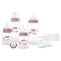 NUK Fläschchenset First Choice, Pink, Kunststoff, 8-teilig, 33.6x25.4x7.3 cm, Anti-Kolik, Füttern, Flaschenzubehör & Sauger