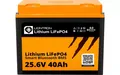 Liontron LiFePO4 Smart Bluetooth BMS Lithiumbatterie 25,6 V 40 Ah B-Ware
