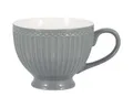 Greengate Tasse Alice Teetasse stone grey 0,4 l, Steingut