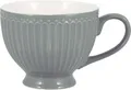 Greengate Alice Stone Grey Tea cup Teetasse 9 x 11,5 cm 0,4 Größe 9 cm x 11,5 cm