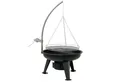 BBQ-Toro Holzkohlegrill Schwenkgrill mit Grillrost Ø 64 cm, Holzkohlegrill, Feuerschale