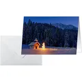 SIGEL 10 Weihnachtskarten Christmas Chapel DIN A6