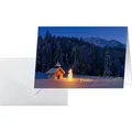 Sigel 10 Weihnachtskarten Christmas Chapel DIN A6 (10 Stk.) (DS96)