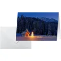 10 SIGEL Weihnachtskarten Christmas Chapel DIN A6