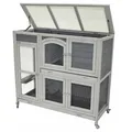 Indoor Kleintierstall Meerschweinchenstall Kleintierstall Belinda 90x53x95 cm