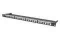 DIGITUS 19" Modular Patch Panel Kat.6A, 24 Port, schwarz