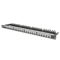 DIGITUS Modular High Density Patch Panel 24 Port geschirmt 0,5HE Rack Schwarz