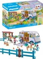 PLAYMOBIL Horses of Waterfall 71493 Mobile Reitschule, Spielerisches Lernen Des 