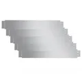 vidaXL Rasenkante Flexible Rasenkante 5-er Set Verzinkter Stahl 100x14 cm
