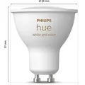 Philips Hue LED Lampe GU10 2er Set 400lm White Color Amb.