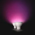 Philips Hue White and Color Ambiance - LED-Spot-Glühbirne - GU10 - 4.2 W - Klasse E - Multicolor/warm- bis kaltweißes Licht - 2000-6500 K (Packung mit 2)