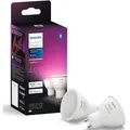Philips - Hue Led Lampe Gu10 2er Set 400lm White Color Amb.