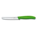 7613329191484 Nóż, ostrze ząbkowane,11 cm, zielony Victorinox KALLDERA