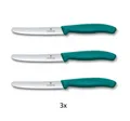 3er Set Victorinox Schweiz Tomatenmesser Küchenmesser Messer 11 cm GRÜN