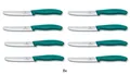 8er Set Victorinox Schweiz Tomatenmesser Küchenmesser Brötchenmesser GRÜN 11 cm