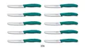10er Set Victorinox Schweiz Tomatenmesser Küchenmesser Brötchenmesser GRÜN 11 cm
