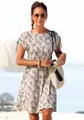 Jerseykleid, mit Blümchendruck, lockeres Sommerkleid, Strandkleid, Gr. 36 - N-Gr, beige-bedruckt N-Gr