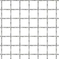 vidaXL Wellengitter Edelstahl 50×50 cm 11×11×2 mm - Silber