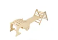 COSTWAY Klettergerüst, 7 in 1 Kletterbogen, Kletterleiter mit Rampe