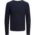 Jack & Jones Pullover Cooper Strick Rundhals Blau