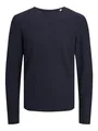 JACK & JONES Herren Jjecooper Knit Crew Neck Noos Strickpullover, Mood Indigo,M