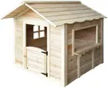Deluxe Spielhaus Palast Natur Kinderhaus Kinderspielhaus Holzhaus Holzhütte
