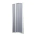 PORTA DOCCIA PVC SOFFIETTO BOX NICCHIA PARETE BIANCO APERTURA LATERALE 170 H185
