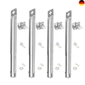 Universal Gasgrill Brenner 31-45cm Edelstahl Brennerrohre Ersatzteile 4 Stück