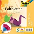 folia Faltblatt Duo 50 Blatt 10 Farben sortiert 80g 15x15cm