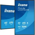 iiyama LH4375UHS-B2AG Signage-Display Digital Signage Flachbildschirm 108 cm (42.5") LCD WLAN 500 cd/m2 4K Ultra HD Schwarz Eingebauter Prozessor Android 11 24/7