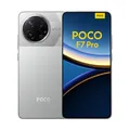 XIAOMI Poco F7 Pro Smartphone, 12+256GB, Silber, Handy ohne Vertrag, 50 MP, 120Hz AMOLED Display, Snapdragon Prozessor, 6000mAh Akku, 90W HyperCharge, HyperAI, Dual-SIM