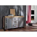 Sideboard Mango 145x40x85 natur bedruckt FACTORY #132