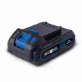 Original Scheppach 20V Akku 2Ah Ersatzakku SBP2.0 | 20V-IXES-Serie | Ladezeit 35–60 Min. je nach Ladegerät | 3-stufige Ladeanzeige | Staub -& korrosionsgeschützt | effizientes Einzelzellenmanagement