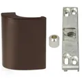 3er Set Balkontürgriff Braun + Schnäpper + Ringhülse für Schüco Rehau Fenster